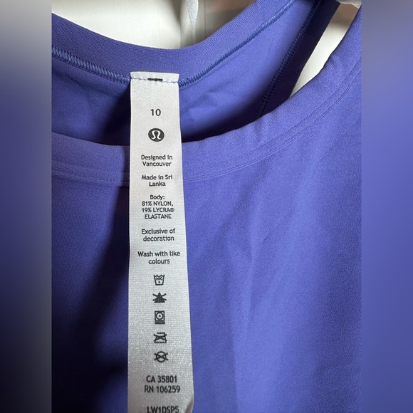 lululemon athletica purple Tank Top - Picture 2 of 7